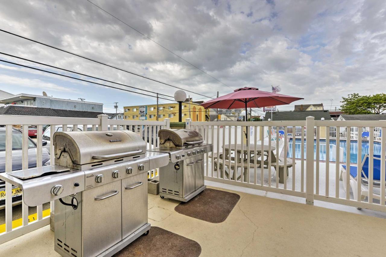 North Wildwood Condo With Pool, Walk To Boardwalk! المظهر الخارجي الصورة